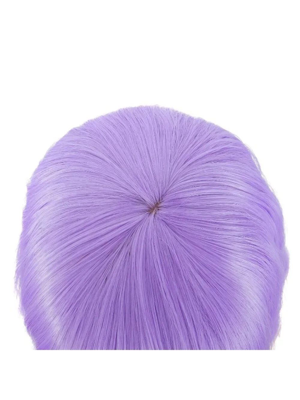 Women Light Purple 14 Inch Fresh Bright Synthetic Ordinary Short Wavy Curly Wigs